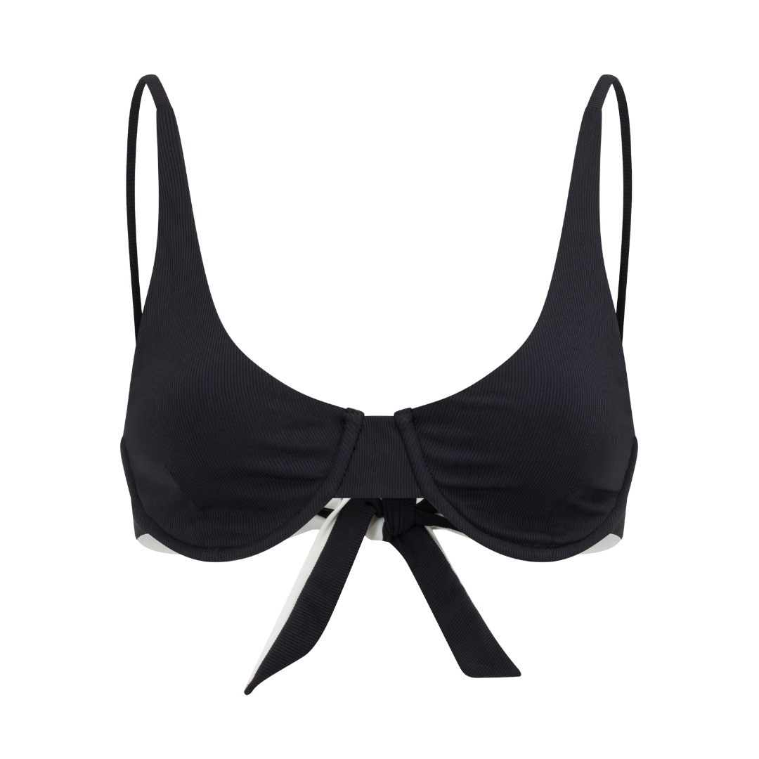 Cora Bikini Top - Black