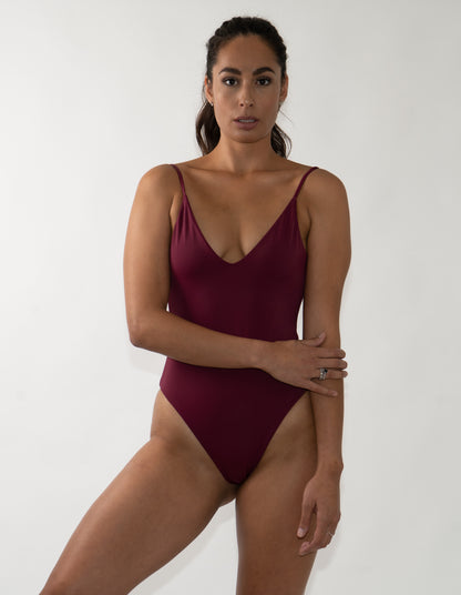 Cloey Swimsuit - Merlot