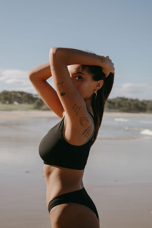 Cora Bikini Bottom - Black