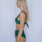 Shelly Bikini Bottom - Moss Green
